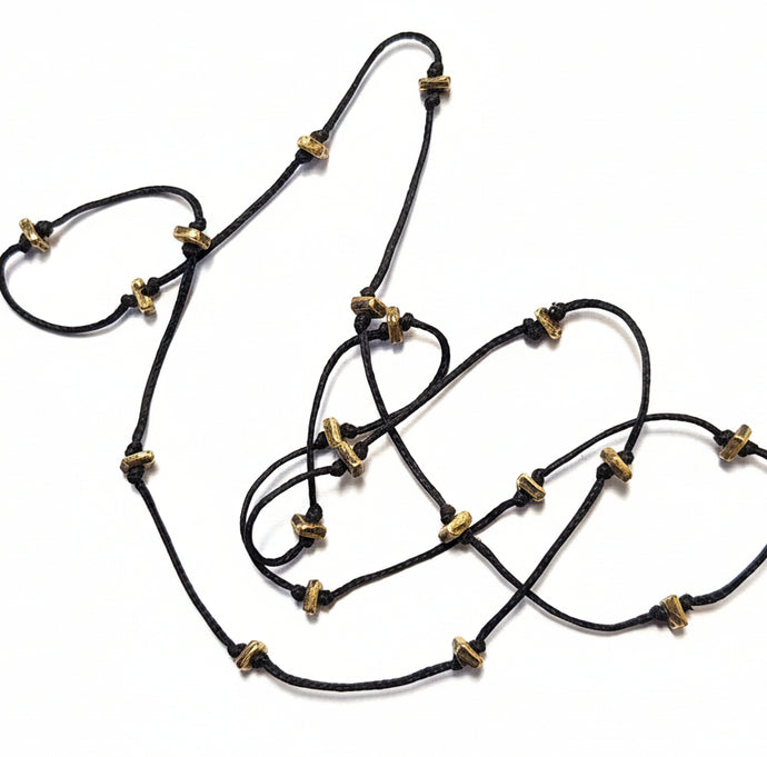 Lite Brass Mataono Pirepire necklace