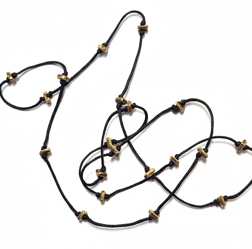 Lite Brass Mataono Pirepire necklace