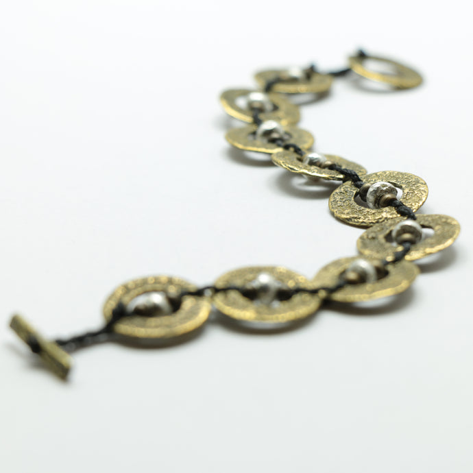 Brass/Silver Āmionga Bracelet