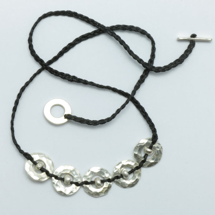 Silver Āmionga Necklace 5 Piece